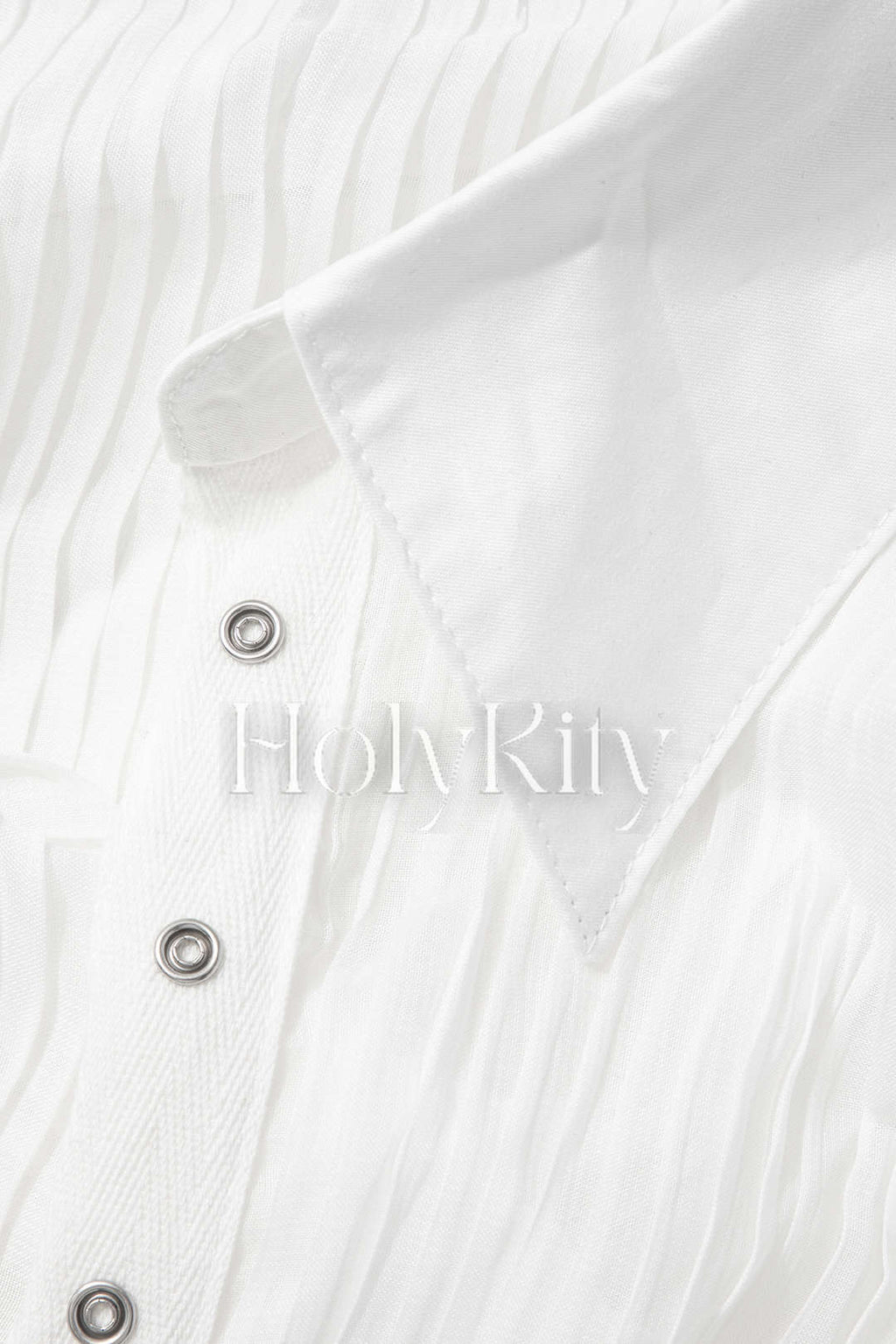 Flare Sleeve Button Blouse