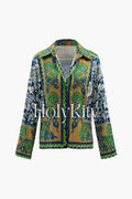 Paisley Print Long Sleeve Shirt