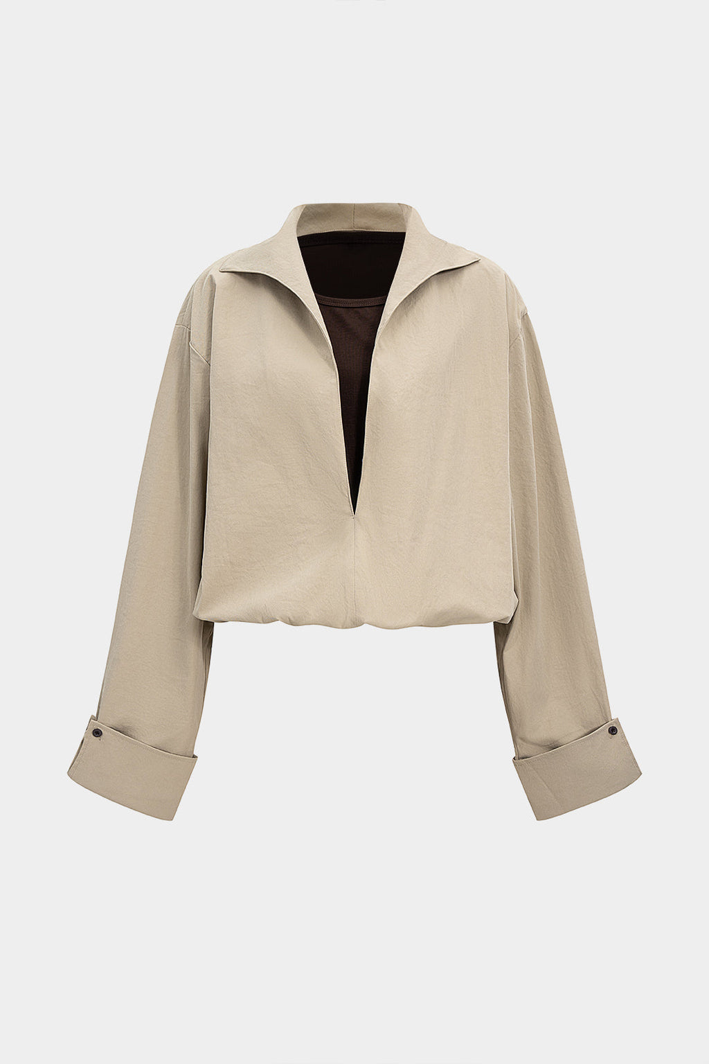 V-Neck Long-Sleeve Shirt