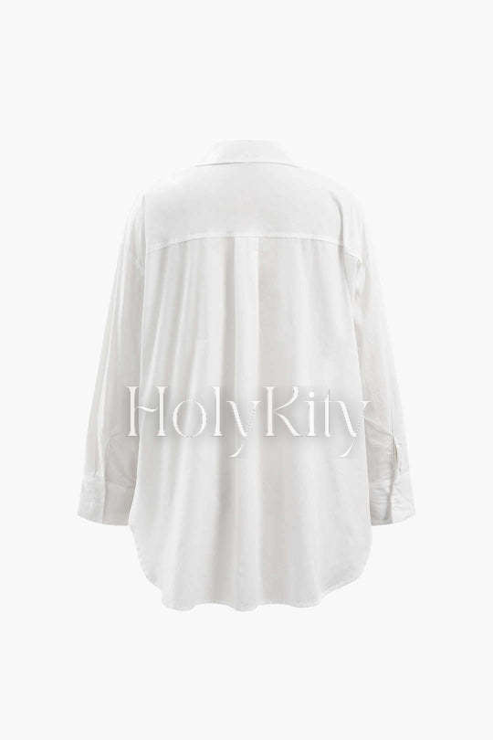 Chest Pocket Cotton Shirt